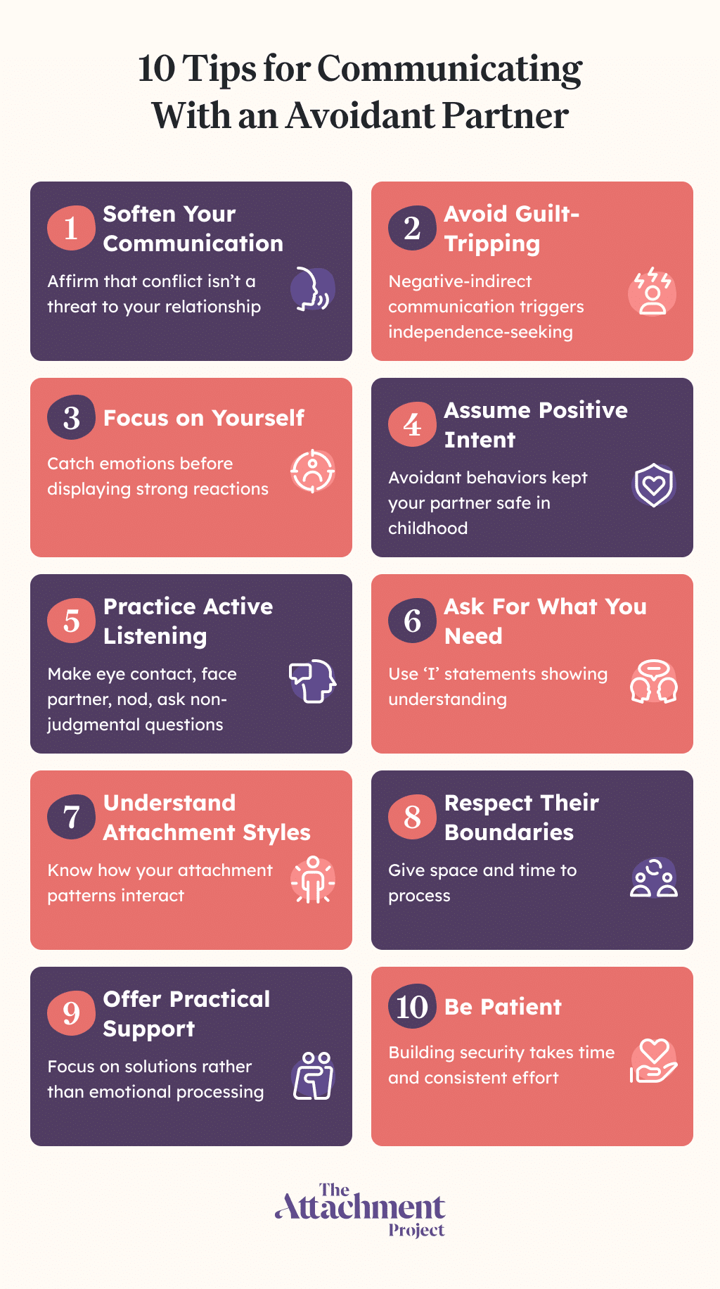 10 Tips for Communicating With an Avoidant Partner