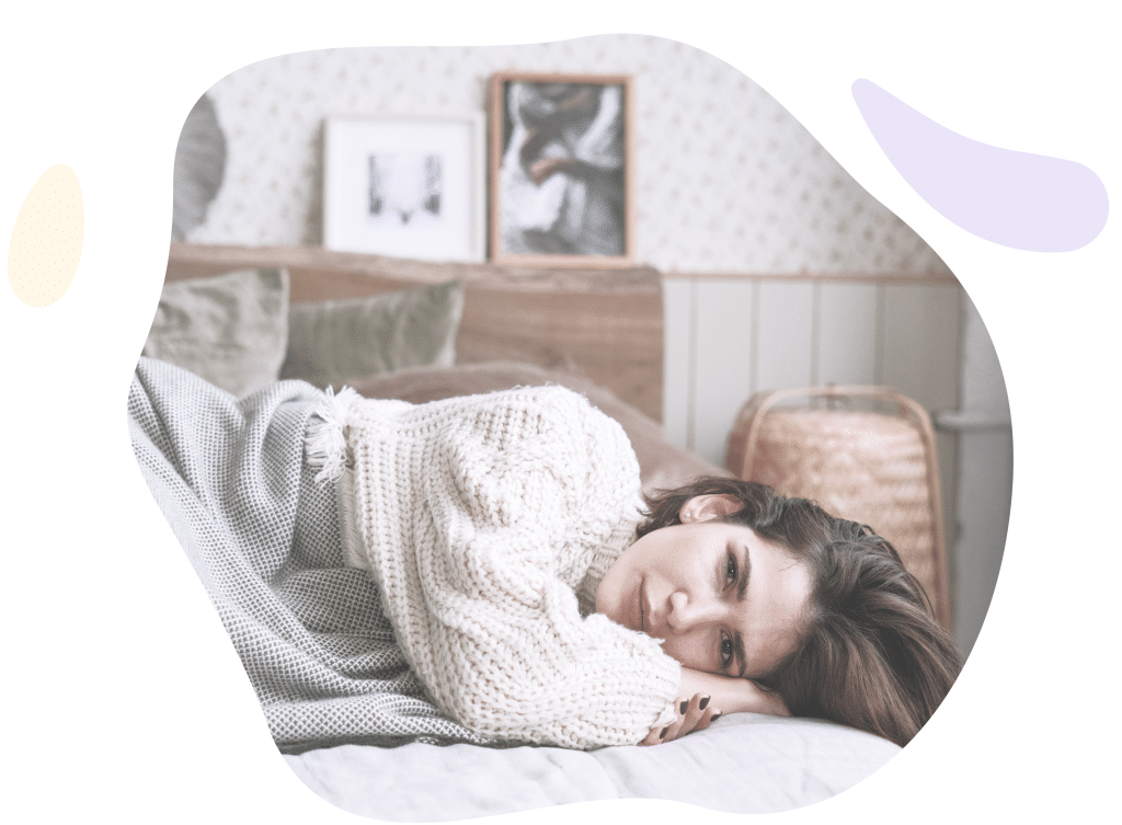 Girl experiencing emotional triggers during the holidays