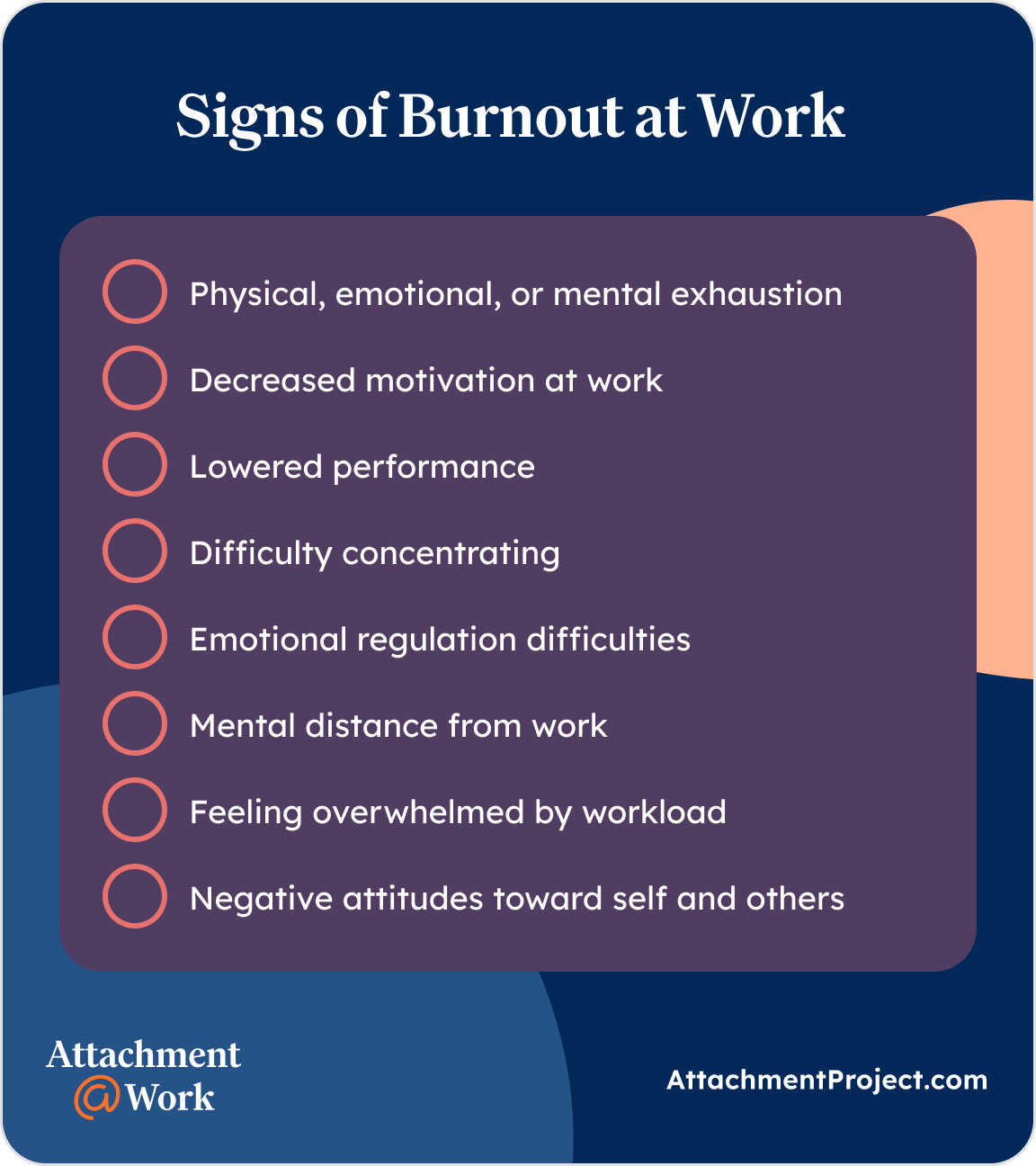 Signs of Burnout at Work