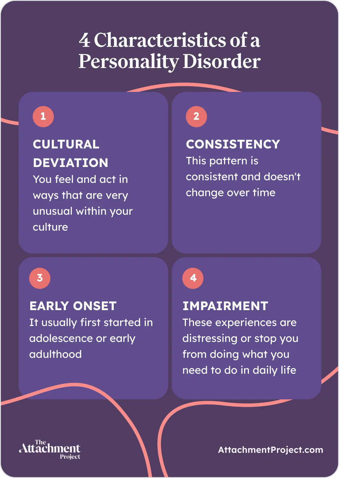 4 Characteristics of a Personality Disorder