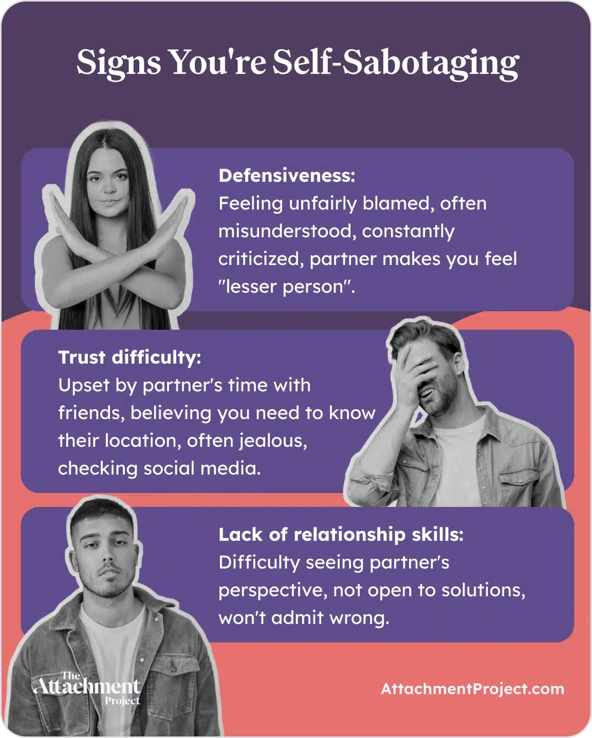 Signs you are self sabotaging your relationship