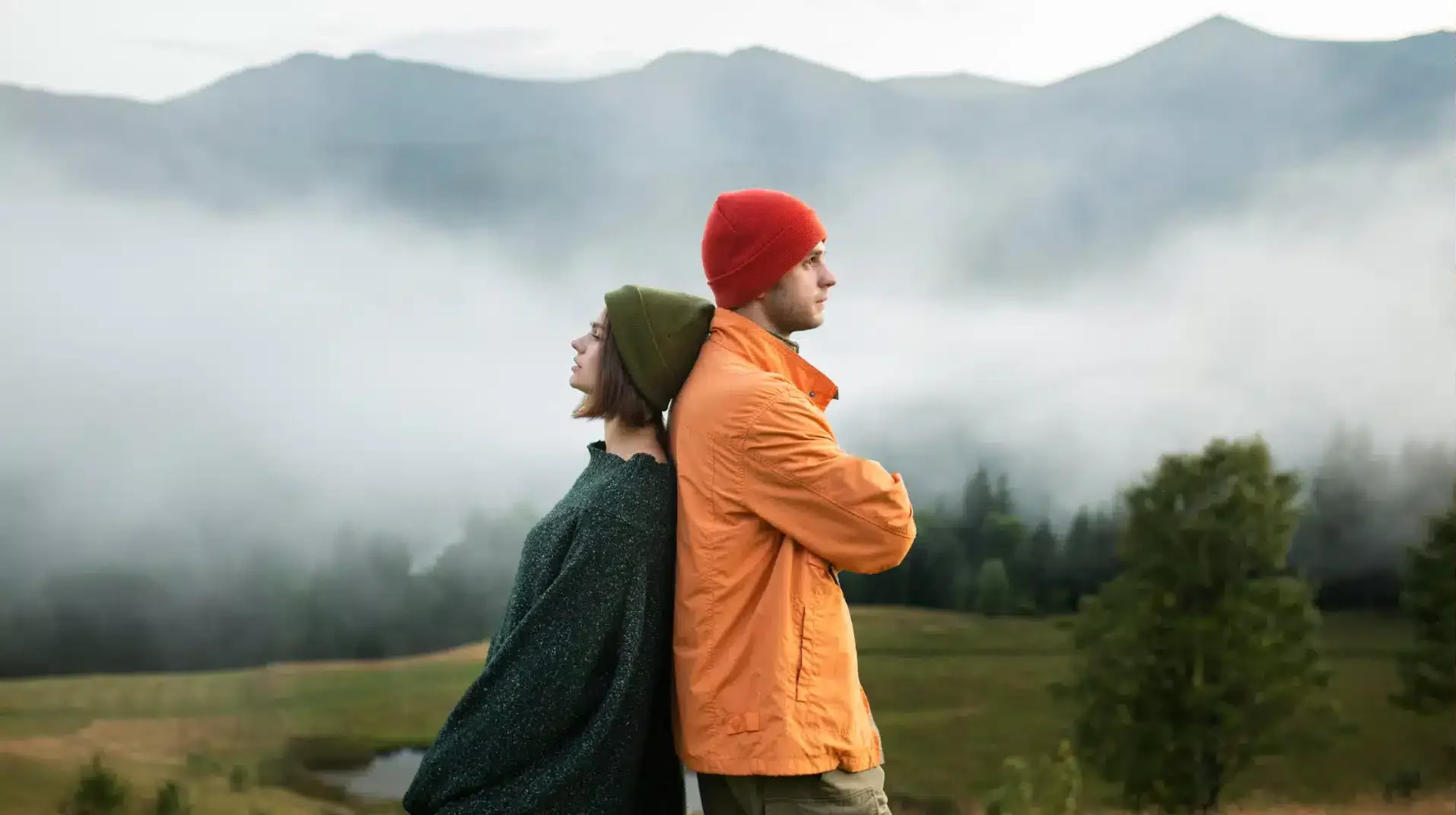 Young couple struggling with their relationship